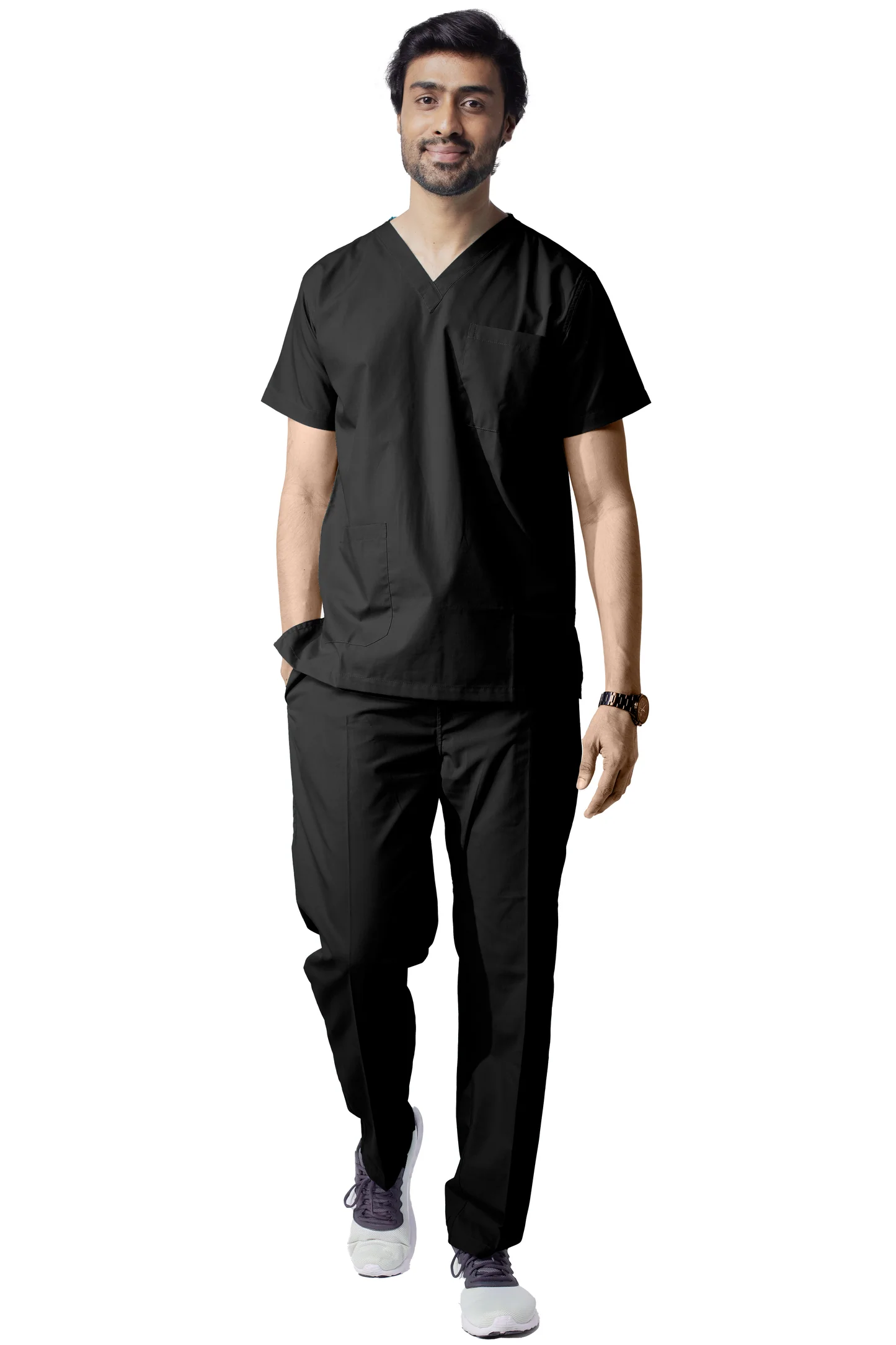 Modern Men V-Neck Scrub